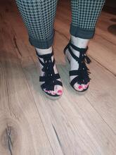 chaussure lacet cheville femme