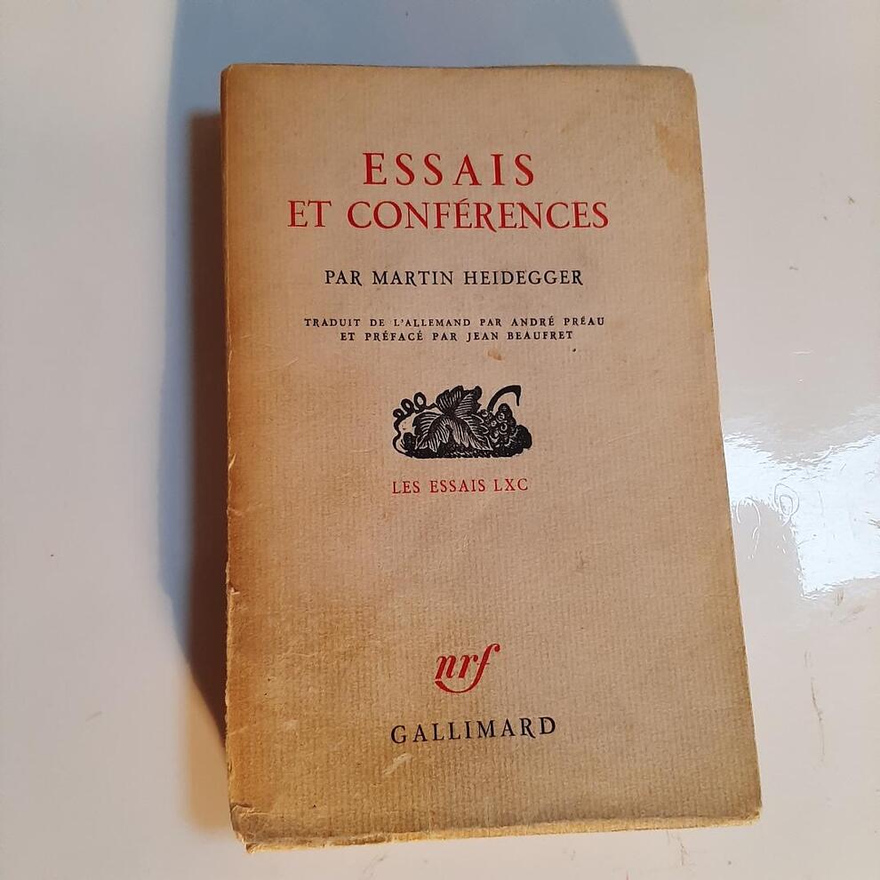 Livre de colection «essais et conferences« (1958) par martin heidegger Petite annonce Paris